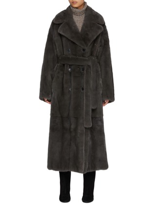 首图 - 点击放大 - YVES SALOMON - Mink Fur Trench Coat