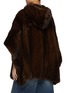 背面 - 点击放大 - YVES SALOMON - Hooded Mink Fur Cape