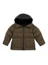 首图 - 点击放大 - YVES SALOMON - Shearling Hood Kids' Puffer Jacket