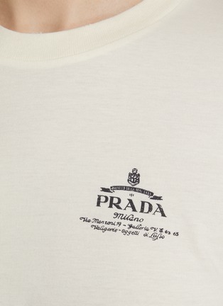  - PRADA - 圆领长袖 T 恤