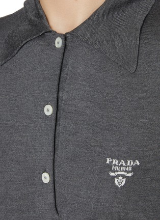  - PRADA - 再生丝绸 POLO 领连衣裙