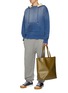 模特儿示范图 - 点击放大 - LOEWE - Drawstring Cotton Cashmere Sweatpants