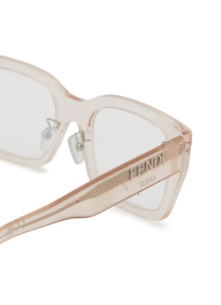 细节 - 点击放大 - FENDI - Fendi Roma Acetate Frame Optical Glasses