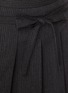  - FABIANA FILIPPI - Pleated Pinstripe Wool Flannel Skirt