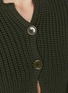  - LOEWE - Stand Collar Cropped Knitted Cardigan