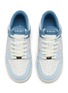 模特儿示范图 - 点击放大 - AMIRI - Skeltop Low Top Leather Kids Sneakers