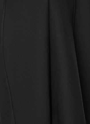  - ALAÏA - 荷叶边开衩长裤