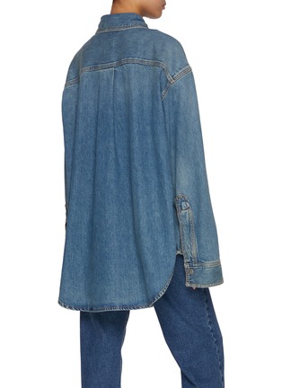 背面 - 点击放大 - HAIKURE - Ofelia Oversized Medium Wash Denim Shirt