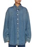 首图 - 点击放大 - HAIKURE - Ofelia Oversized Medium Wash Denim Shirt