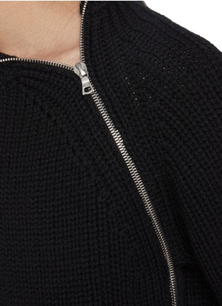  - DRIES VAN NOTEN - Zip Collar Wool Sweater