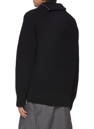 背面 - 点击放大 - DRIES VAN NOTEN - Zip Collar Wool Sweater