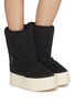 模特儿示范图 - 点击放大 - RICK OWENS DRKSHDW - 厚底填充短靴