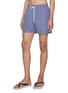 模特儿示范图 - 点击放大 - FRESCOBOL CARIOCA - Drawstring Sport Swim Shorts