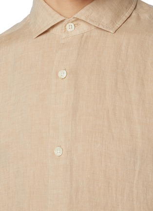  - FRESCOBOL CARIOCA - Antonio Spread Collar Linen Shirt