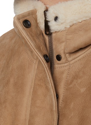  - BRUNELLO CUCINELLI - 绵羊皮毛夹克