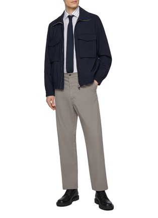 模特儿示范图 - 点击放大 - BARENA - Garment Dye Chino Pants