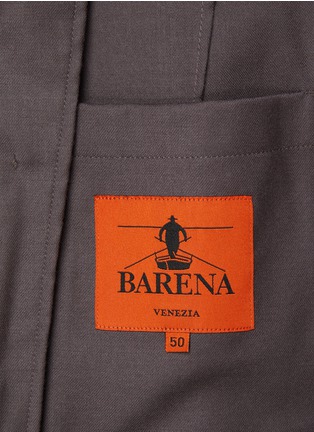  - BARENA - 平驳领单排扣西服外套