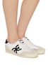 模特儿示范图 - 点击放大 - SAM EDELMAN - Ivey Leather Lace-up Sneakers