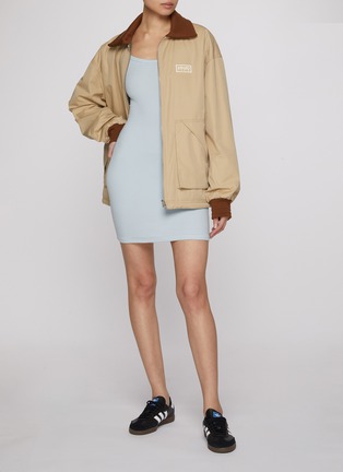 背面 - 点击放大 - SKIMS - COTTON RIB 背心连衣裙