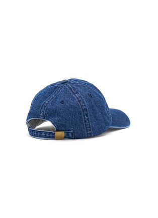 模特儿示范图 - 点击放大 - CLARE V. - Embroidered Denim Baseball Cap