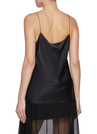 背面 - 点击放大 - SHARON WAUCHOB - Poitou Lined Silk Camisole