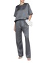 模特儿示范图 - 点击放大 - SHARON WAUCHOB - Tuileries Elasticated Silk Pants