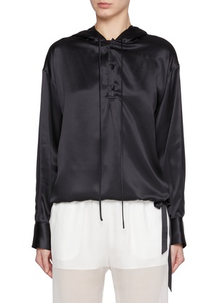 首图 - 点击放大 - SHARON WAUCHOB - Lios Silk Hooded Top