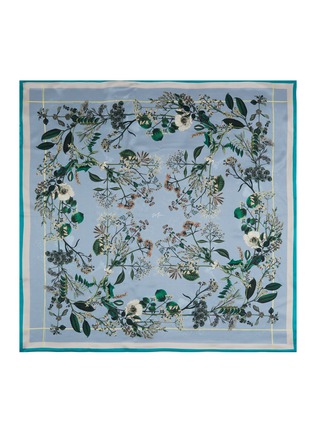 首图 - 点击放大 - ST. PIECE - Winter Floral Medium Square Silk Scarf