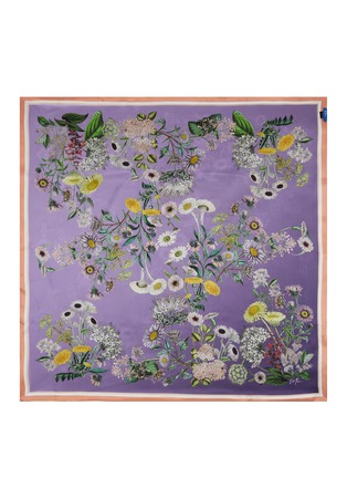 细节 - 点击放大 - ST. PIECE - Yuri Floral Medium Square Silk Scarf