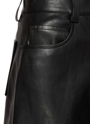  - MO&CO. - Faux Leather Trousers