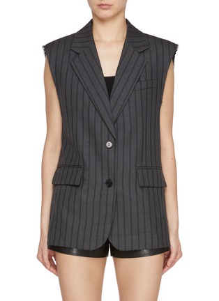 首图 - 点击放大 - MO&CO. - Sleeveless Single Breasted Blazer