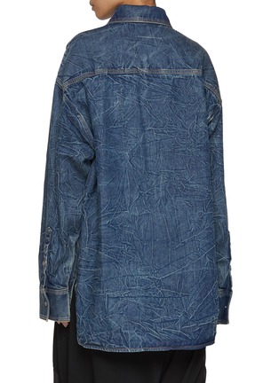 背面 - 点击放大 - MM6 MAISON MARGIELA - Pittsburgh Crease Denim Shirt