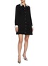 模特儿示范图 - 点击放大 - ALICE + OLIVIA - Meeko Mini Shirt Dress