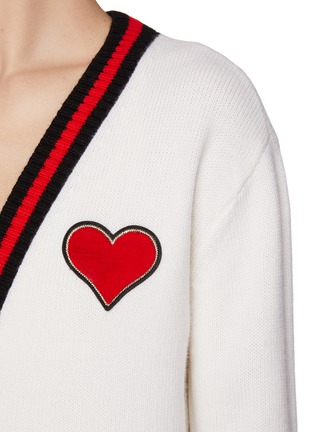  - ALICE + OLIVIA - Heart Bradford Knit Cardigan