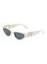 首图 - 点击放大 - LINDA FARROW - Tomie Acetate Cat Eye Sunglasses