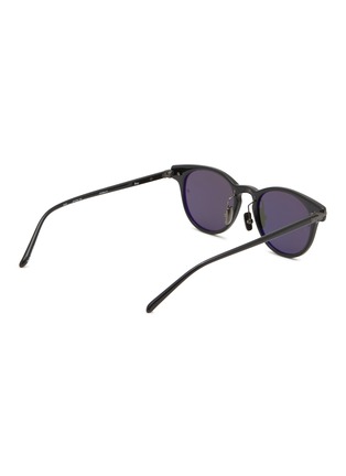 模特儿示范图 - 点击放大 - LINDA FARROW - Bay Acetate Round Sunglasses