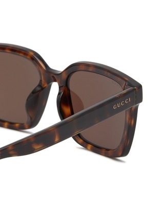 细节 - 点击放大 - GUCCI - Acetate Square Sunglasses