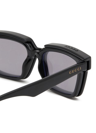 细节 - 点击放大 - GUCCI - Acetate Rectangle Sunglasses