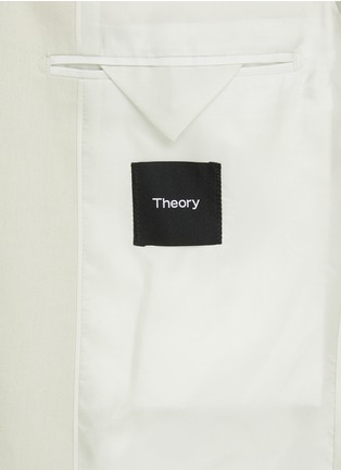  - THEORY - 混亚麻单排扣西装外套