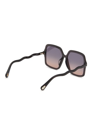 模特儿示范图 - 点击放大 - CHLOÉ - Woman Asian Fit Square Frame Sunglasses