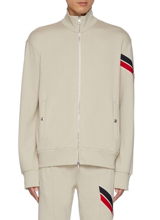 首图 - 点击放大 - MONCLER - Tricolour Armband Fleece Track Jacket