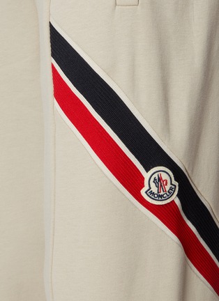  - MONCLER - Tricolour Band Fleece Sweatpants