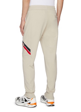 背面 - 点击放大 - MONCLER - Tricolour Band Fleece Sweatpants