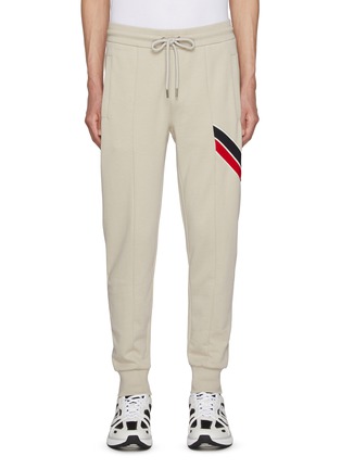 首图 - 点击放大 - MONCLER - Tricolour Band Fleece Sweatpants