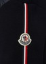  - MONCLER - 美丽诺羊毛针织拼接羽绒外套