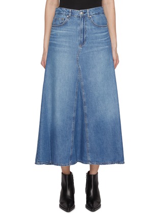 首图 - 点击放大 - RAG & BONE - Featherweight Rooney Washed Denim Skirt