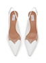 细节 - 点击放大 - ALAÏA - Le Coeur 55 Patent Leather Slingback Pumps