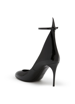  - ALAÏA - 90 Ankle Strap Patent Leather Pumps