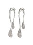 首图 - 点击放大 - ALEXIS BITTAR - Solanales Rhodium Plated Brass Crystal Double Drop Earrings