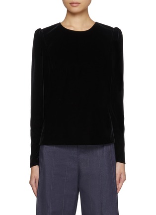 首图 - 点击放大 - CAROLINA HERRERA - Crewneck Long Sleeve Top